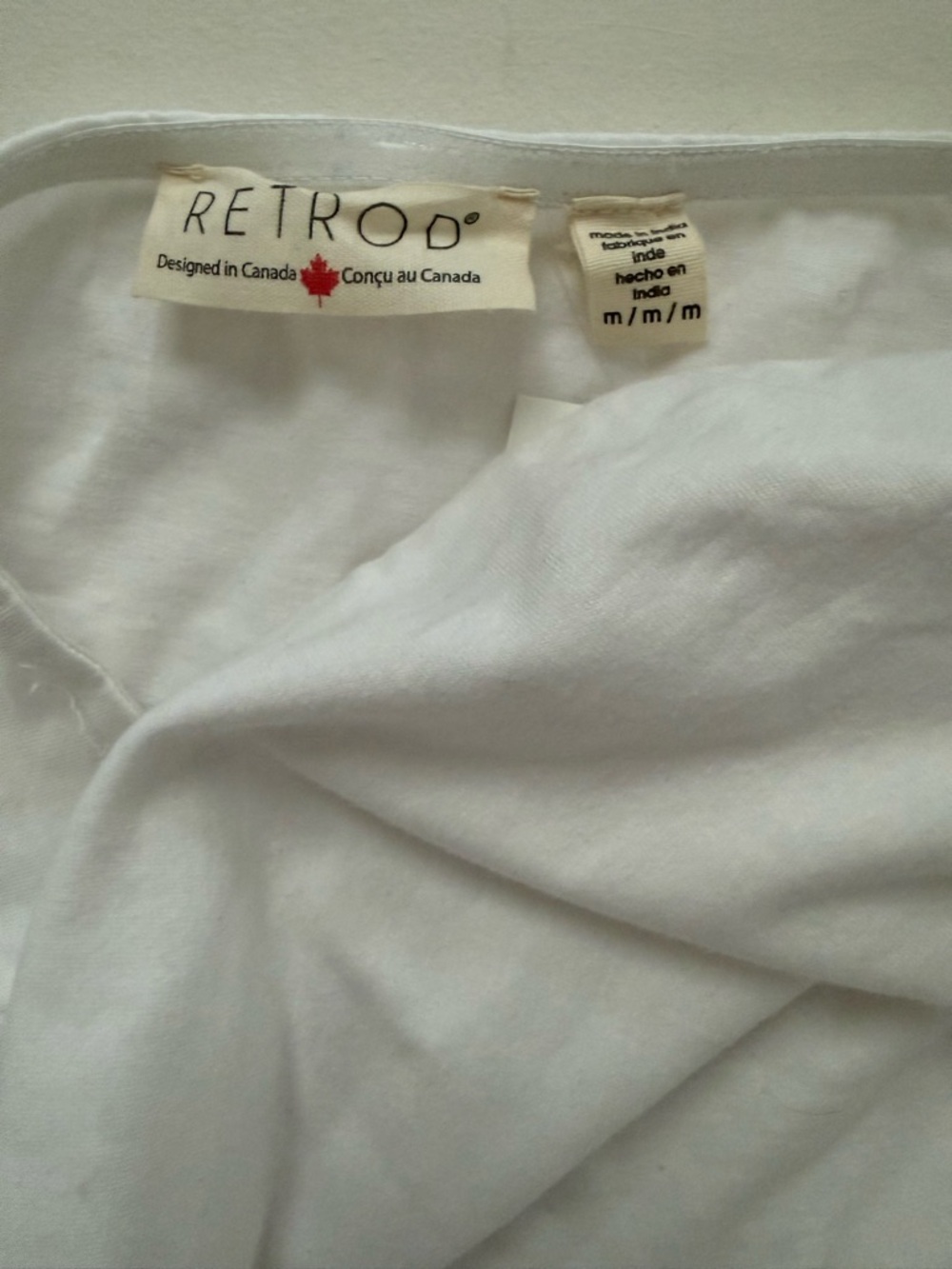 RETROD Women’s Strapless White Bubble Hem Dress / Solid white dress / Sundress - Picture 6 of 6